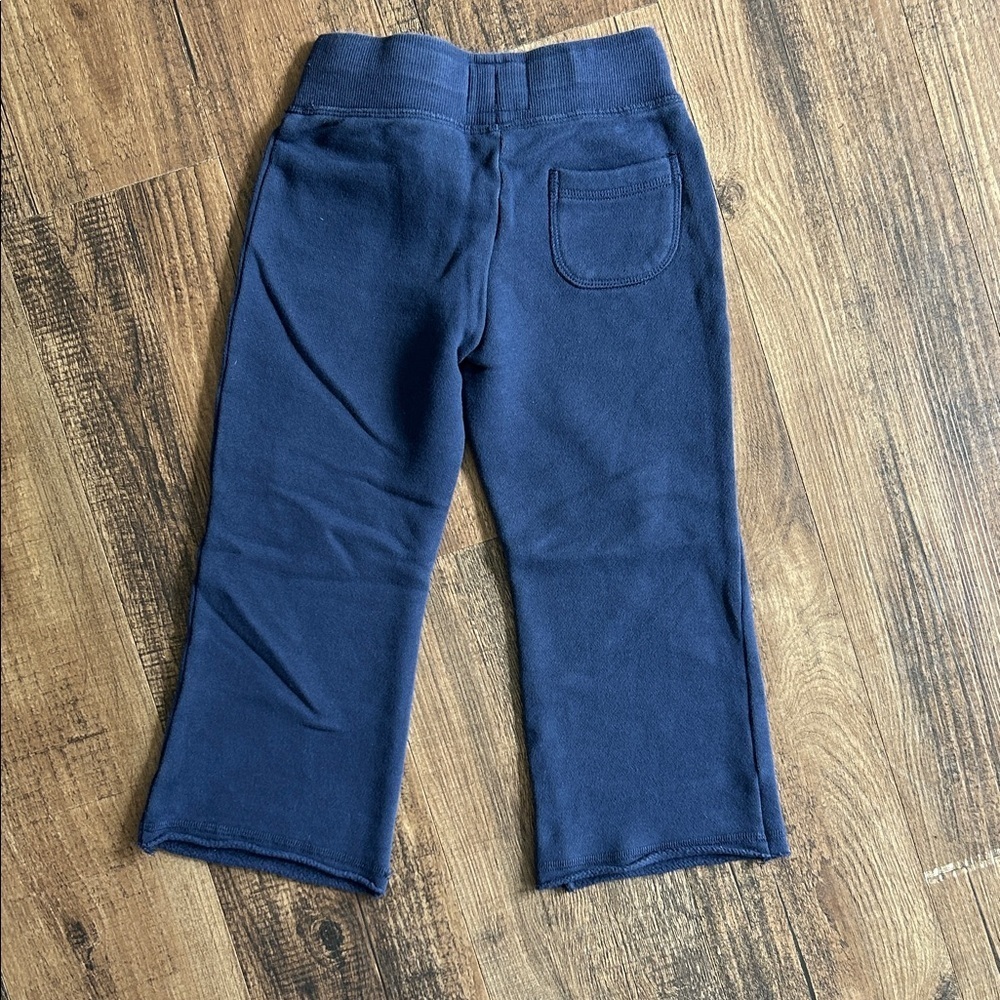 Mini Boden Navy Joggers with Red Accents - Picture 4 of 6